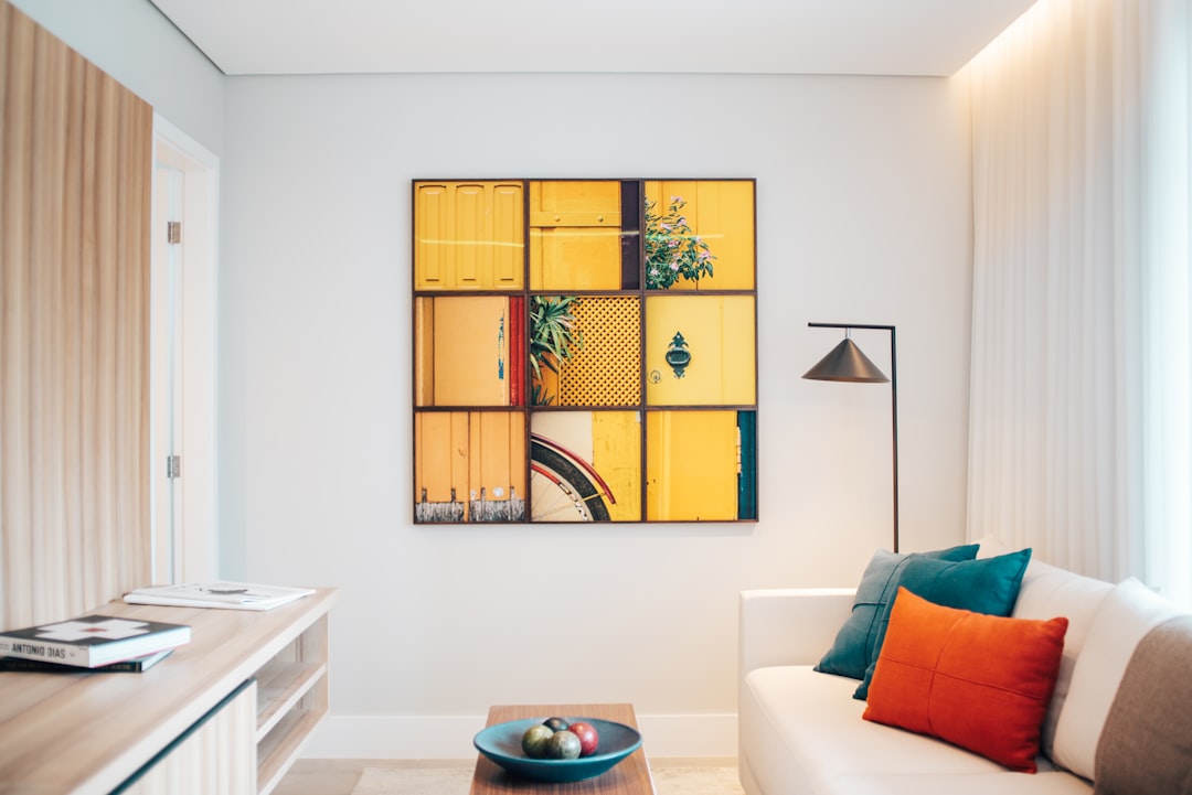 Vue d'ensemble de photo sur plexiglas élégante.